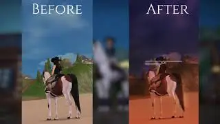 Before & After Editing || Star Stable (4)