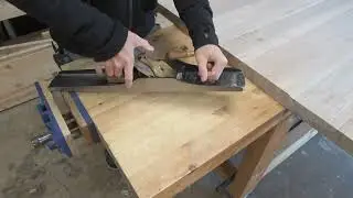 Making rough dining room table top