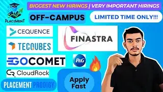 Direct Test | OFF Campus Drive | GoComet, P&G, Finastra | 2021, 2022, 2023, 2024 Batch | Jobs