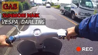 SUNMORI NAIK VESPA DARLING 50 [MotoVlog] First TestRide ❗️