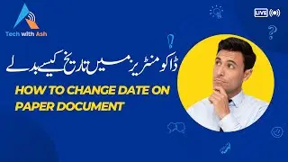 how to change date on paper document | document me date edit kaise kare | PicsArt
