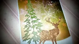 Meine Weihnachtskarten 2016 - Die Hirsche sind los