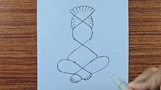 Ganesh Ji Drawing With Dots | Ganpati Bappa Drawing