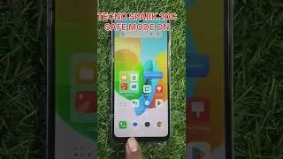 How To Enable SafeMode In Tecno Spark 20C ⚡ How To On Off Safe Mode In Android 🔥🔥 