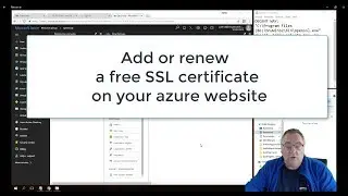 Add and renew SSL certificates for your azure website