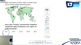 10 SINIF / COĞRAFYA / DÜNYA VE TÜRKİYE BİTKİ ÖRTÜSÜ SORU ÇÖZÜMÜ