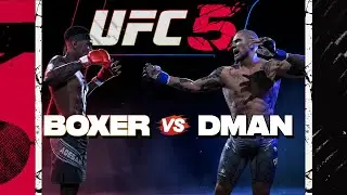 UFC 5 - Using the Deluxe Pre-Order Exclusive Israel Adesanya Alter Ego to fight 