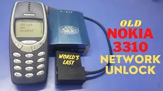 Old Nokia 3310 Network Unlock By Cable