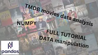 tmdb movies dataset analysis using pandas | tutorial | machine learning| data visualize using pandas