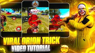 @NDT_FF11 Viral Orion Trick Video Tutorial 😍🔥 NDT FF ki tarah editing kaise kare 🥶❤️