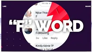 Do not use the "F" word on Facebook #follow