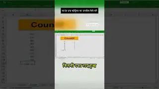 काउंट इफ फॉर्मूला का उपयोग कैसे करें