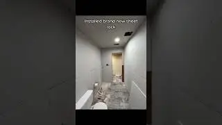 Before and After of the renovated bathroom at the Flip House! 