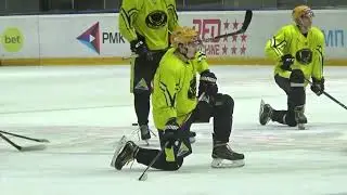 Раскатка перед игрой с ХК 