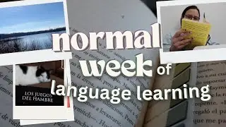 weekly language learning vlog 📚