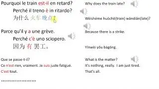 Pourquoi le train est-il en retard Learning Center: