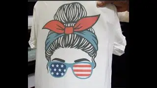 Sublimation on 100% cotton with custom-made Poly solution preserved with Mod Podge.