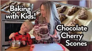Our Chocolate Cherry Scone Recipe -  Easy Baking with Kids