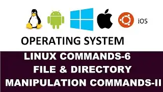 Execute File and Directory Manipulation Linux Commands-II | Practical 7