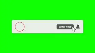 Green Screen Subscribe Pop Up Animation