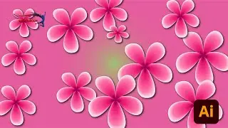 How to create  Flower Petal Design in Adobe Illustrator || Easy || Tutorial