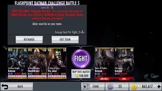 Injustice iOS Flashpoint Batman Nightmare Boss Fight