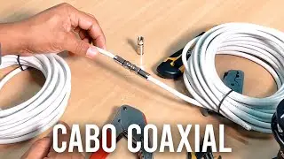 Como Unir 2 Cabos Coaxiais