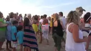 HAMPTONS Weekly drum circle at Sag Main beach, N.Y.