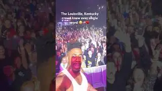 Louisville, Kentucky was LEGENDARY! They knew every single word😭♥️ 
