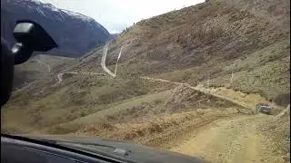Спуск с горы под Чибитом