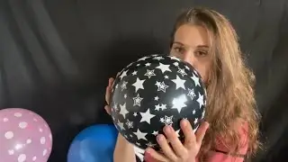 NO TALKING ASMR | blowing & tapping balloons |  bubblegum