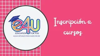 Inscripción a Cursos e4u