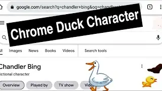 Chandler bing animator for chrome | new chrome duck animator 