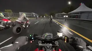 DUCATI SUPER NAKED V4 S RM - First Person (Night Race Rain)