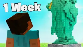 I Built the Statue of Liberty in Minecraft