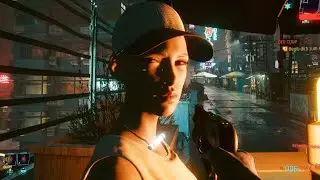 V meeting a very beautiful NPC girl