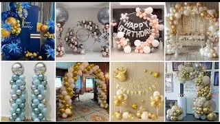 Balloon decoration ideas for birthday|| Birthday decoration ideas