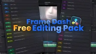 Frame Dash v1 - Davinci Resolve (Free Editing Pack)