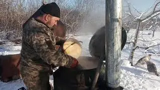 Как готовить кашу для нутрий.