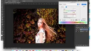 Easy PhotoShop Tutorial | Change Summer Foliage Colors To Look Like Autumn