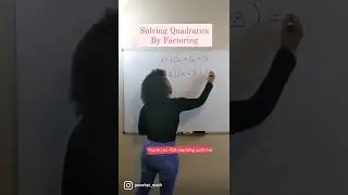 Solving Quadratics by Factoring: Quick tutorial
