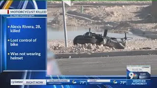 Motorcyclist killed after losing control of bike