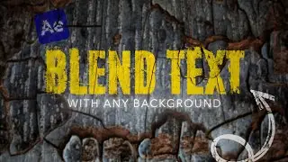 How To Blend Text With Any Background In After Effects