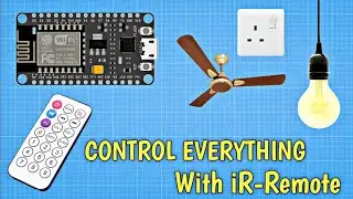 How to Make # IR 4 Channel Remote Control System for your Room Appliances #ESP8266 #diy