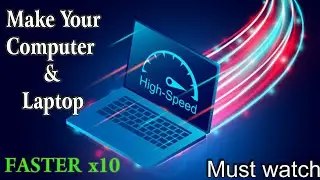 Make Your Computer & Laptop 10x Faster for Free 🖥️💻 | Some Basic Tips To Boost Your Laptop Speed