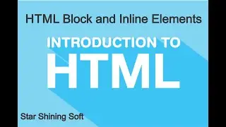 How to use HTML Block and Inline Elements