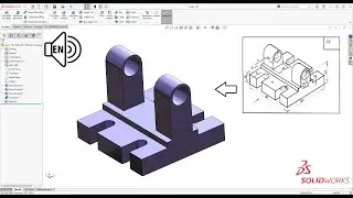 SolidWorks Tutorial 2021! Exercise 136! Mirror step by step! Learn from Home! :D