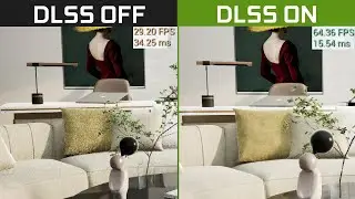 Unreal engine 5.1.1 DLSS Performance Test  with UE5 LUMEN GI @UnrealEngine@NVIDIA-Studio