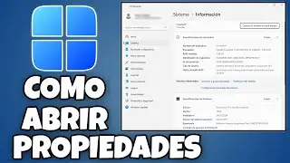 COMO ABRIR PROPIEDADES DEL SISTEMA EN WINDOWS 11 FACIL Y RAPIDO EN 2024