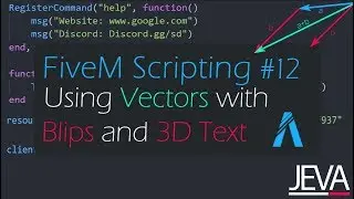 FiveM Scripting 12 - Using Vectors to Create Blips and 3D Text
